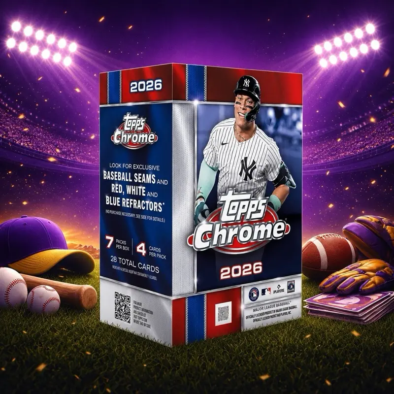 Topps Chrome Baseball 2026 Blaster Box
