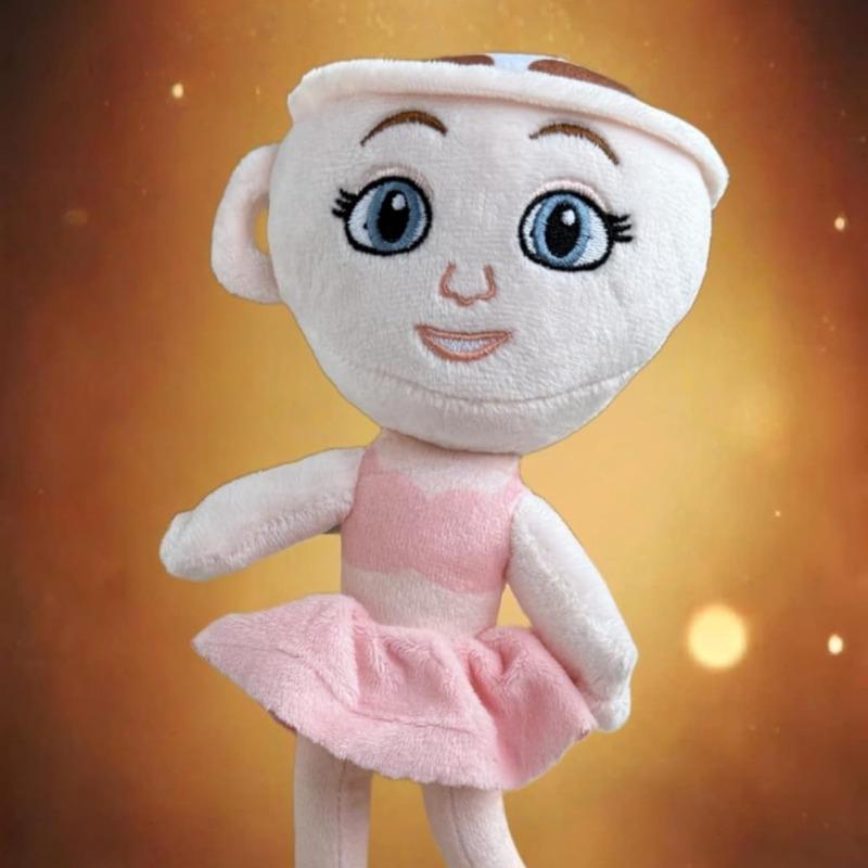 Italian  Plush, 10" Soft Adorable Stuffed Ballerina Cappuccina Plush Pillow for Video Game Fans