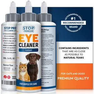 All Pets Eye Wash Drops for Relieve Pink Eye, Allergies Symptoms, Dry Eyes Cleaning