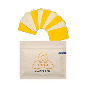 VIA PIEL COOL: Turmeric Extract Patch, 22 mg Nano Curcumin, 10 mg Menthol - Joint & Immune System, Healthy Inflammation Response, 10-Day Supply., Large