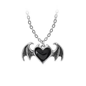 BLACK SOUL BAT WINGED HEART