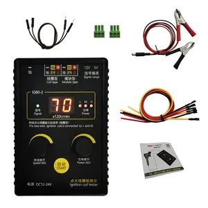 12x6cm Portable Ignition Coil Tester, Automotive Diagnostic Tool for Gasoline-Natural Gas Vehicles - Compact Size, Ignition Check Support, Quick Testing