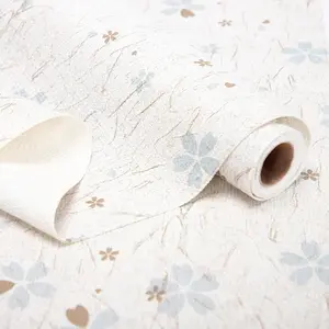 Ray Star Cabinet Liner, 18Inch X 96Inch Waterproof Shelf Liners for Kitchen Cabinets Non-Adhesive Unique Floral Non Slip Grip Liner Easy Clean Pantry Refrigerator Cupboard Drawer Cleaning Cushion