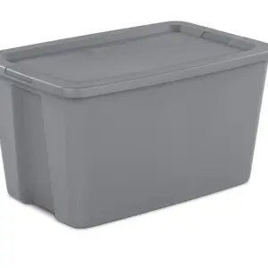 Titanium 30 Gallon Plastic Tote Box for Organizing - Organiser