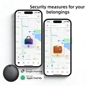 Item Finder(Android Only) F03-C Ultra-Thin Tracker for Google Find Hub – Bluetooth Locator Tag for Keys, Bags, Luggage & Bike, MFi Certified, Replaceable Battery, Long Battery Life SmartTracker