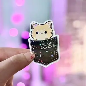 Cadet Broccoli Fourth Wing Inspired Sticker