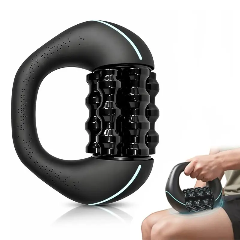 Electric Handheld Rolling Massager, Rechargeable Handheld Roller for Whole Body, Portable Body Massager Adjustable Relaxing 3-Speed Spin for Back, Shoulders, Legs, Mother's Day Gift