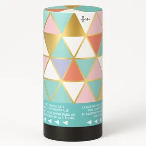 Metallic Gold & Pastel Confetti Party Poppers - 2 Pack