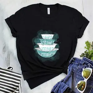 Vintage Pyrex Turquoise Butterprint Cinderella Bowls  T-Shirt