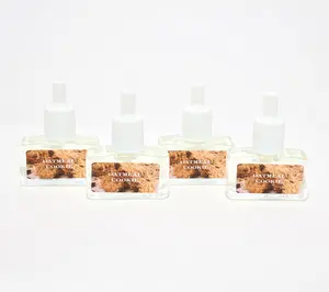 HomeWorx by Slatkin + Co. S/4 Oatmeal Cookie Diffuser Oils