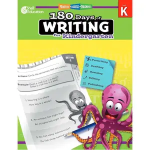180 Days of Writing for Kindergarten - An Easy-to-Use Kindergarten Writing Workbook to Practice and Improve Writing Skills (180 Days of Practice) 1st Edition