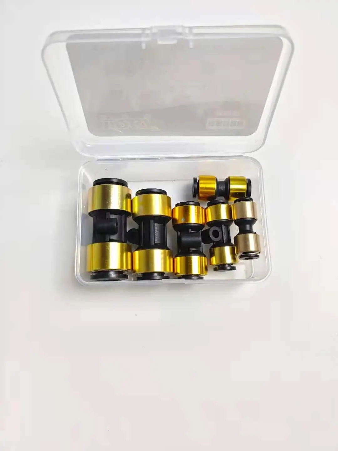Double Layer Explosion-Proof Straight Push To Connect Air Hose Fittings, Heavy Duty Anti-Pull Out PU Tube Quick Connect Coupler, 4/5/6/8/10/12mm Pneumatic Straight Connector Kit for Truck Air Brake Tubing