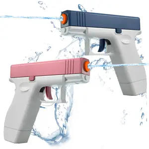 Apex Trend Lab 2 Pack Electric Water Blast Toy Gun, High Speed Rechargeable Summer Pool Play Gear