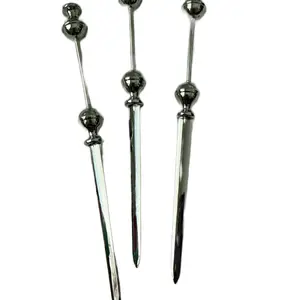 Silvery Metal Letter Opener Beadable