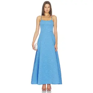 ELLIATT Briallen Textured Gown in Blue