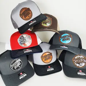 Ot hours design laser enegraved leather patches full collection