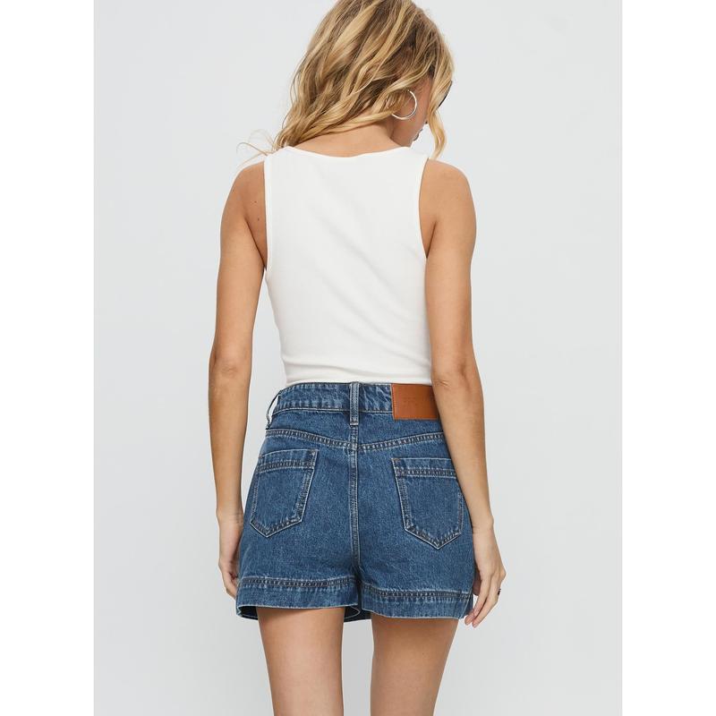 Gazelle Denim Skort Mid Wash