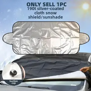 Foldable Car Sunshade Windshield Protector, Protects Snow, Sunlight, Rain, Easy Installation and Removal, Essential Car Accessory