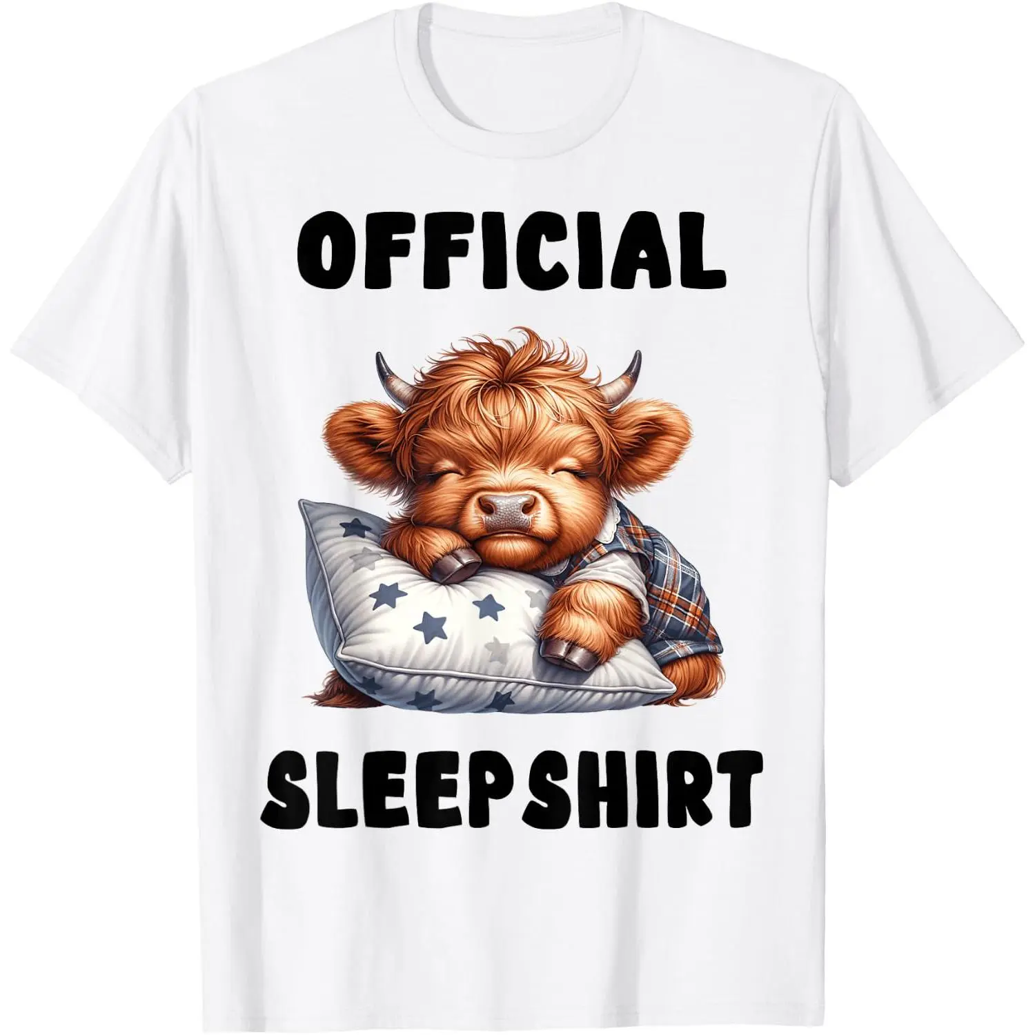 Highland_Cow - Official Sleepshirt Pajamas Nightgown T-Shirt