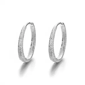 925 Sterling Silver Hoop Earrings for Women|Hypoallergenic Circle Earrings|Rhinestone Double Crystal Paved Silver Tone Hoop Earrings| Fashionable Women's Jewelry For Daily Wear And Banquets