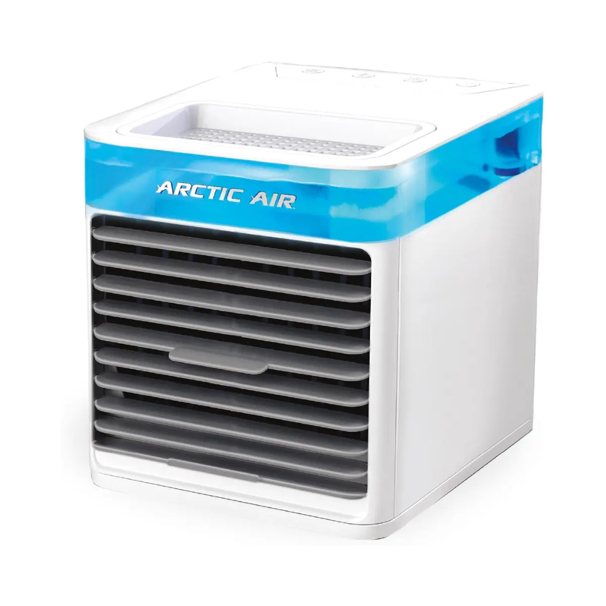 Arctic Air Pure Chill 2.0 Evaporative Air Cooler by Ontel - Powerful, Quiet, Lightweight and Portable Space Cooler with Hydro-Chill Technology For Bedroom, Office, Living Room & More,Blue