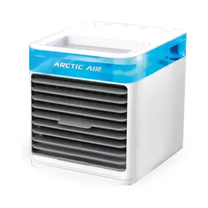 Arctic Air Pure Chill 2.0 Evaporative Air Cooler by Ontel - Powerful, Quiet, Lightweight and Portable Space Cooler with Hydro-Chill Technology For Bedroom, Office, Living Room & More,Blue