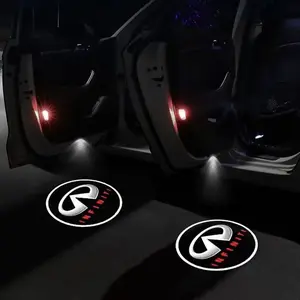 2PCS Led Car Door Light Courtesy Laser Projector Logo For Infiniti Q50 Q70 QX50 M37 FX35 FX37 Q60 G37 FX50 EX35 EX37 QX70 QX80