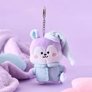 BT21_24 NB_MA_PAJAMA_Plush Keyring