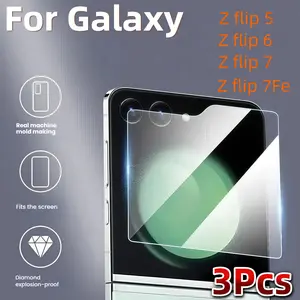 Samsung Z Flip Series Screen Protector Film Set, Durable Protective Cover for Samsung Z Flip Models, Essential Phone Accessory