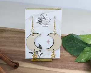 Atemis Wooden Earrings