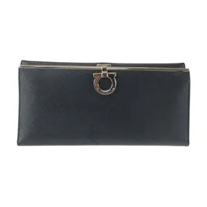 Pre-owned SALVATORE FERRAGAMO Other Small Leather Goods Leather Long Wallet
