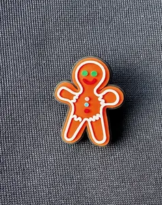 Gingerbread Man Christmas Croc Charm Shoe Accessory - Footwear