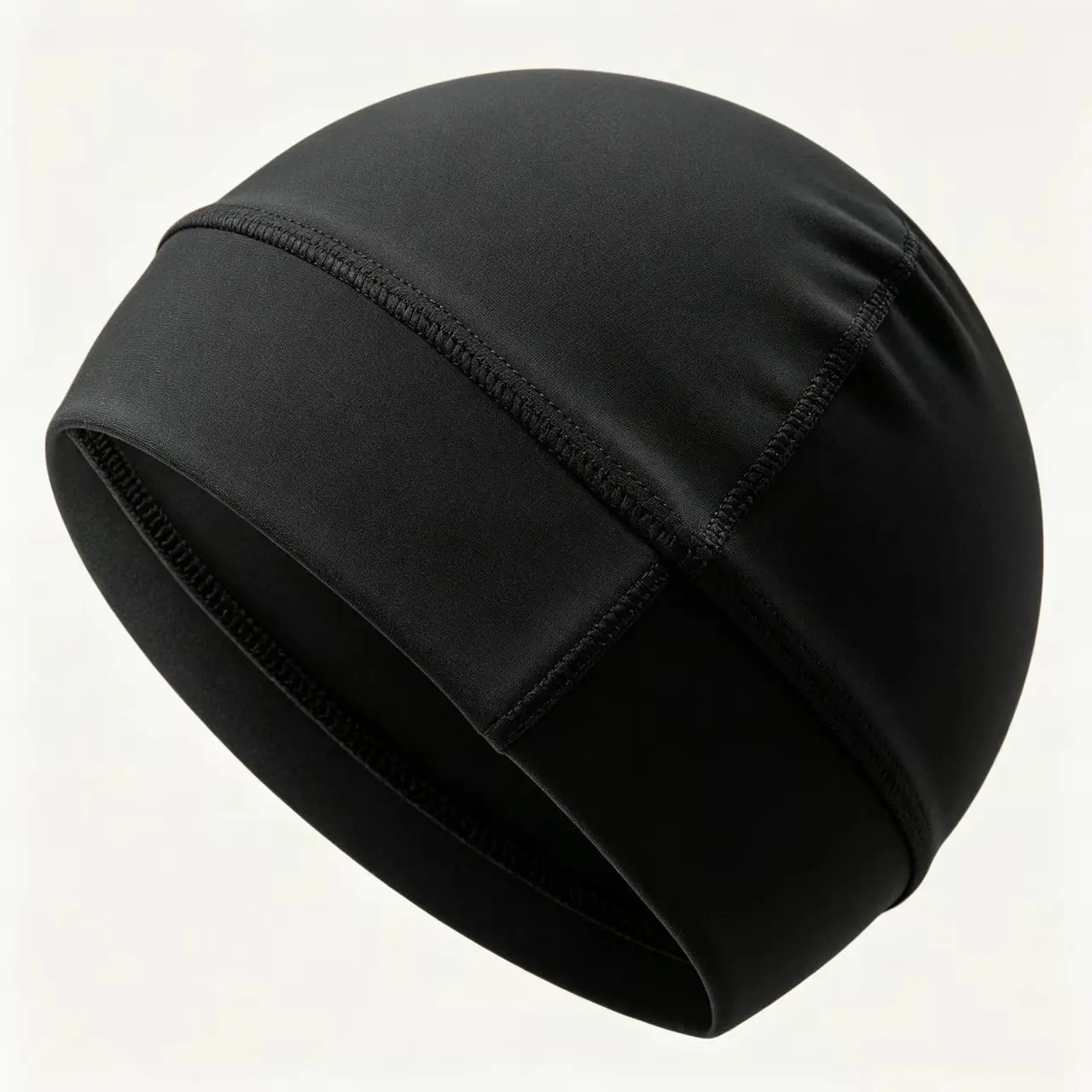 Unisex Polyamide Skullcap Clothes Accessory - Year-Round Breathable Stretch Solid Color Helmet Liner, Sweat-Wicking Fitted Sport Beanie for Outdoor Biking, Machine-Washable Daily Headwear