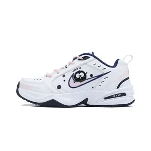 Nike Air Monarch 4 Custom Sneakers: Gradient Ombre Low-Top Dad Shoes for Men and Women with Slip-Resistant and Height-Increasing Features Trending Shoes, House White Official Shoes to Get / Maison Mihara