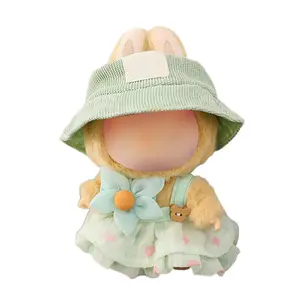 Clothes for Labubu, 2 Piece Set Outfit Premium Cute Dress for Labubu Dolls (NO Doll)