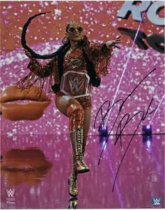 Bianca Belair WWE Autographed 16" x 20" Entrance Photograph - Fanatics Authentic Certified
