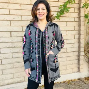 S/M/L Artisanal Cardigan Made in Mexico Handcrafted Soft Cozy Layering Piece for Chilly Mornings Cool Evenings Everyday Wear