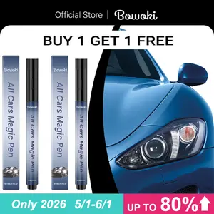 Buy 1 gei 1 free Bowoki Magic Car Scratch Removal Pen – Easy DIY Auto Paint Touch-Up, Quick Scratch Repair & Gloss Restoration | Portable Car Care Essential for All Vehicles | Instantly Restore Finish in Minutes | 2026 Must-Have Auto Beauty Tool