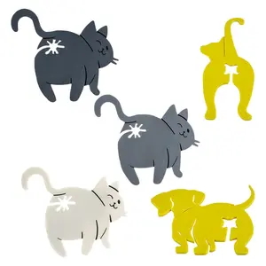 5PCS Cat Butt Bread Clip Set – Funny Cat Shaped Bag Clips for Kitchen, Food Storage & Cat Lovers Gift