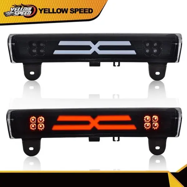 ALLGOOD Smoked LED 3rd Brake Tail Light Assembly with Rear Lights Backlights, Car Lighting Accessory for 2000-2006 Chevy Suburban, Tahoe & GMC Yukon, Rear Taillights, Tail Lights Lamps
