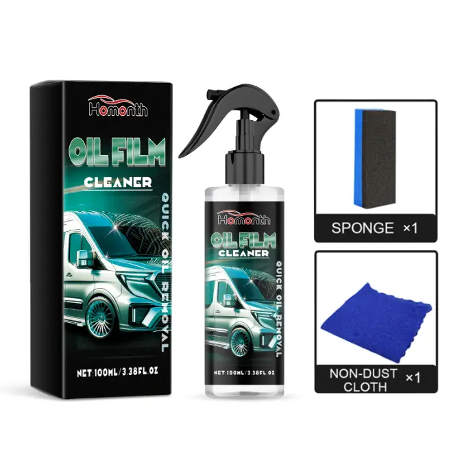 Homonth Car Windshield Glass Cleaner Window Cleaning Spray Bottle - Automotive Stain Remover Surface Cleaner for Cars, Enhances Driving Visibility, Driver Essential