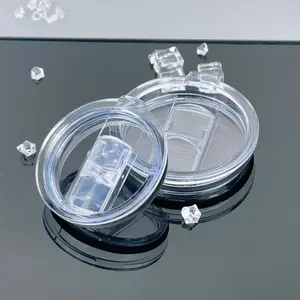 2pcs Car Cup Lids for 20oz and 30oz Universal Car Water Cups, Small Lid for 8cm Diameter, Large Lid for 9.5cm Diameter, Car Cup Accessories