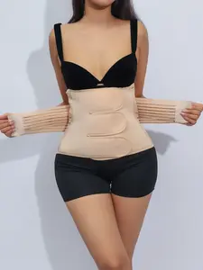 VYNCE Three-Section Hook And Loop Adjustable Women's Waist And Abdominal Belt, Back Protection Belt, Correction Belt, Abdominal Girdle; Suitable For Daily Sedentary