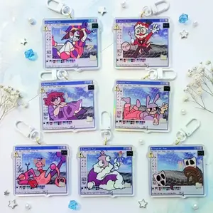 The Amazing Digital Circus Keychain - Caine, Pomni, Jax, Ragatha, Gangle, Zooble, Kinger - TADC Acrylic Keychains - Cute, Durable, And Perfect For Bags, Keys, Or Gifts. Great For Daily Use Or As Thoughtful Little Gifts For Your Friends And Yourself.