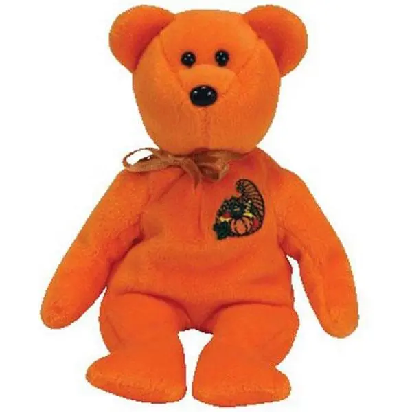 TY Beanie Baby - THANKFUL the Bear (Internet Exclusive) (8.5 inch) (2006) MWMTs