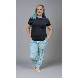 Ice Cream Cats LGBToebeans Pride Adult Bamboo Joggers Pajama Pants