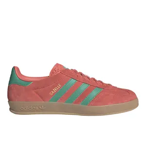 adidas Mens Gazelle Indoor Lace Up Sneakers Shoes Casual - Orange