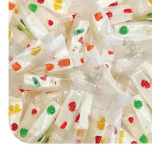 Jujube Nougat Candy 12oz Pack, 35 Individually Wrapped Chewy Nougat Sweets with Fruit Jelly Pieces, Snack, Dessert & Gift Treats