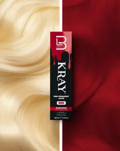 L3VEL3 KRAY Red Semi Permanent Color with Aloe Vera Organic Argan Oil & Sunflower Seed Oil Nourishing Formula