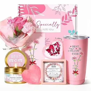 Birthday Gifts for Mom from Daughter & Son Unique Mother’s Day Gift Ideas Best Mom Ever Thank You Presents Pink Gifts for Mom